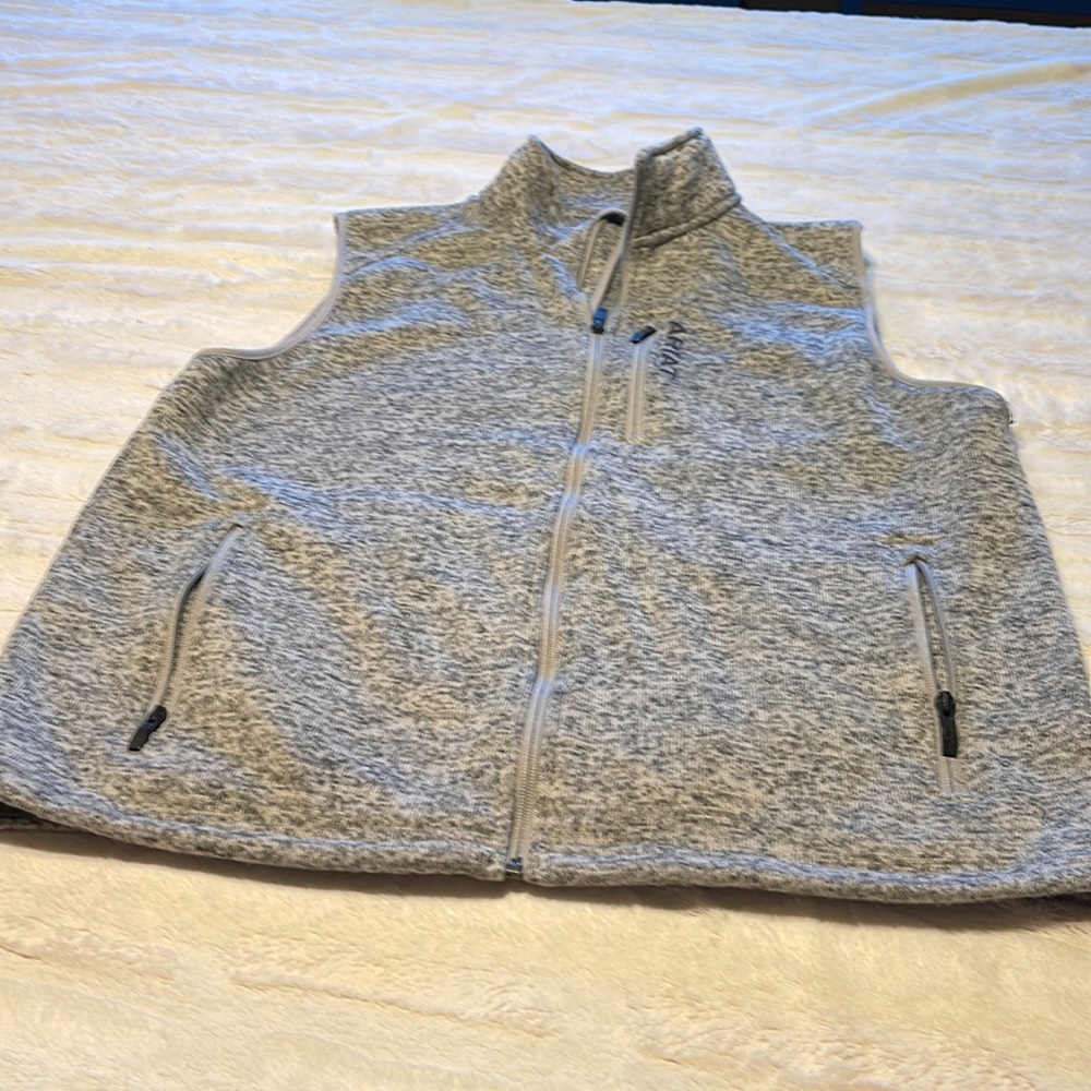 Ariat Mens XL grey vest polyester